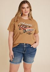 Plus Size Chevy Relaxed Fit Graphic Tee, C2325, small