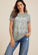 Thunder Music Festival Oversized Fit Graphic Tee, C829, small