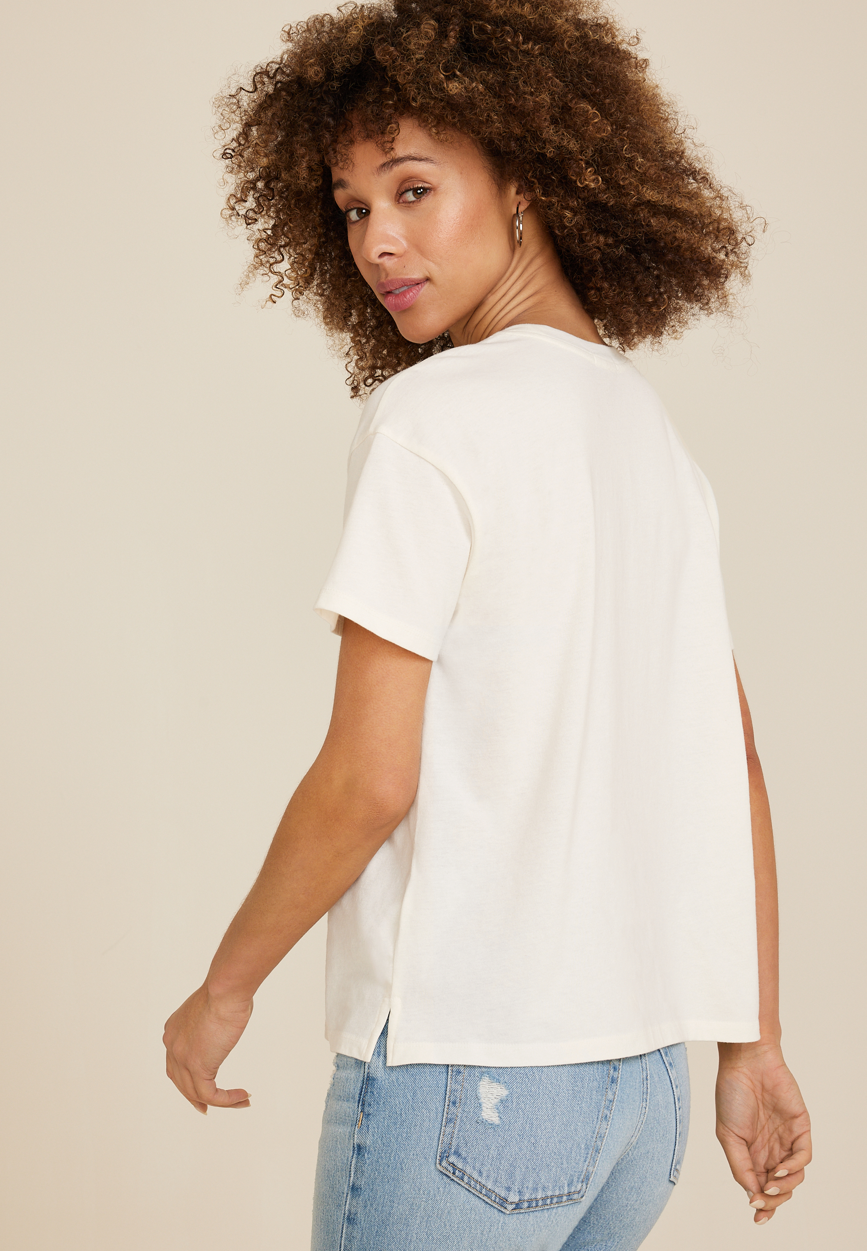 Local Farmers Relaxed Fit Graphic Tee, ECRU, large