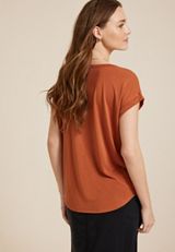 24/7 Clara Sandwash Short Sleeve Tee, C9699, small