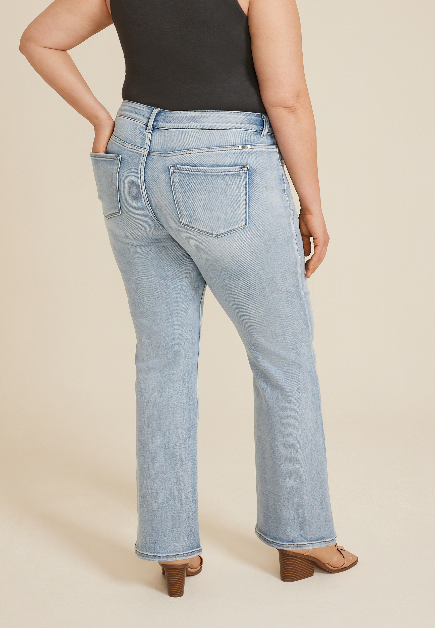 Plus Size KanCan&trade; Essentials High Rise Bootcut Jeans, C2806, large