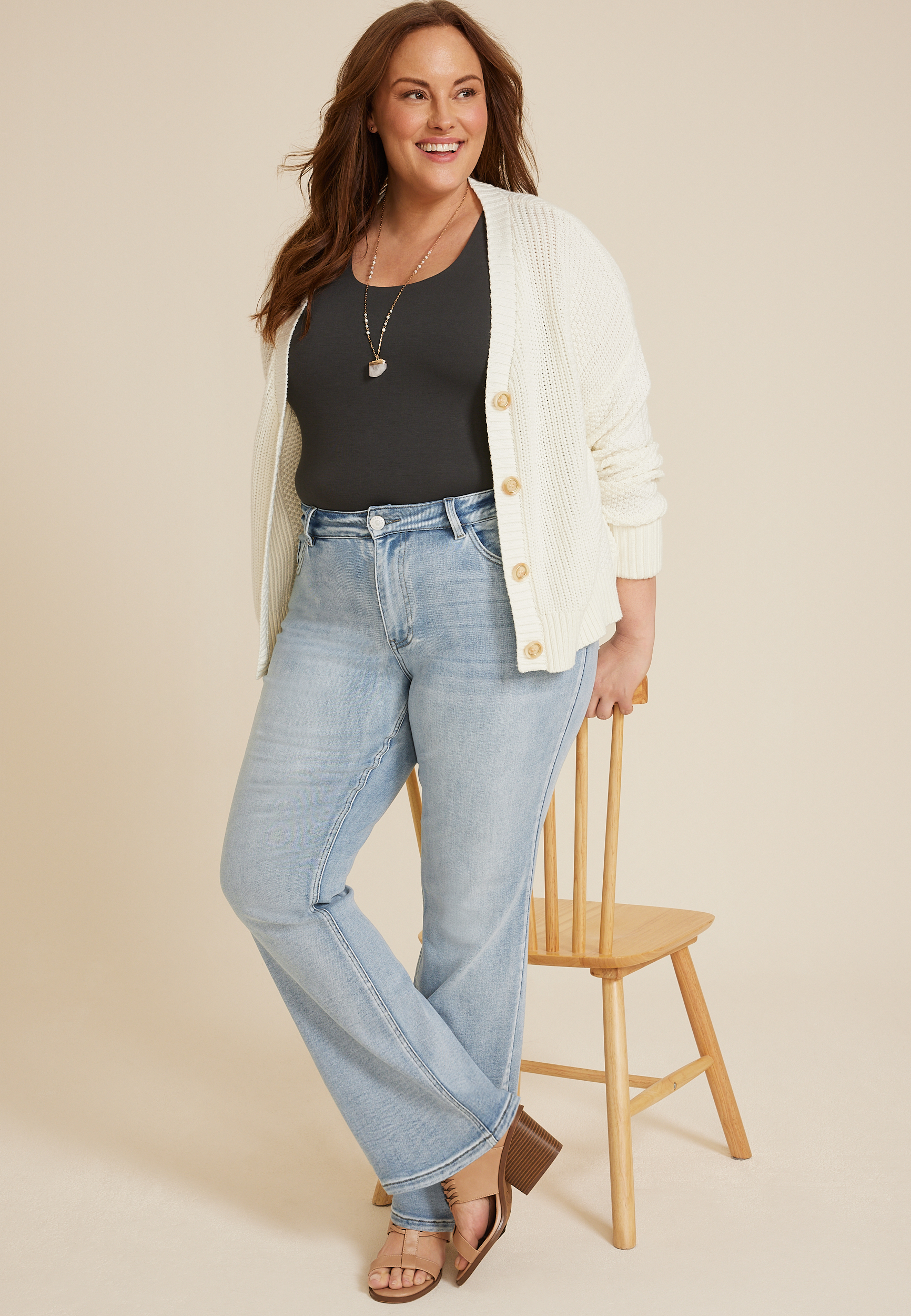 Plus Size KanCan&trade; Essentials High Rise Bootcut Jeans, C2806, large