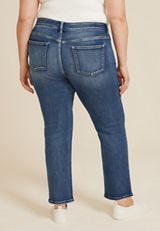 Plus Size KanCan&trade; Essentials High Rise Straight Jean, DARK SANDBLAST, small
