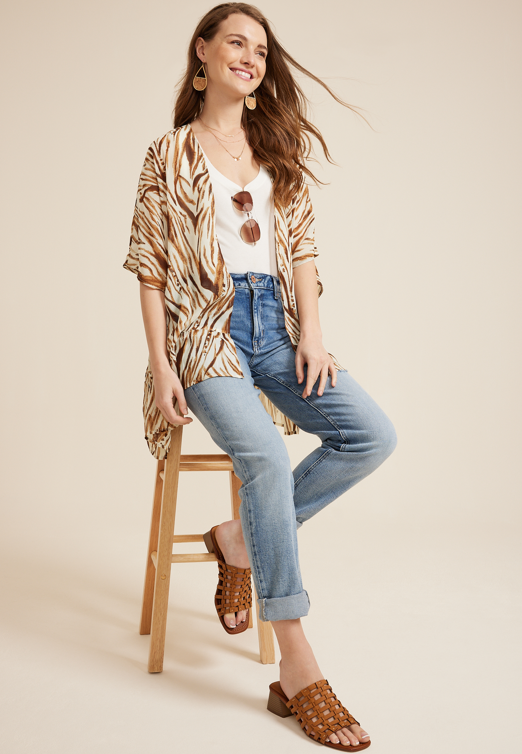 Zebra Kimono, C8509, large