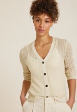 Metallic Button Up Cardigan, C6074, small