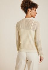 Metallic Button Up Cardigan, C6074, small