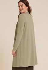 Pointelle Duster Cardigan, C425, small