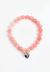 Heart Charm Beaded Bracelet, C595, small