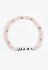 Pink Mama Letter Beaded Stretch Bracelet, C595, small