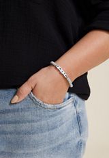 Faith Letter Beaded Stretch Bracelet, C829, small