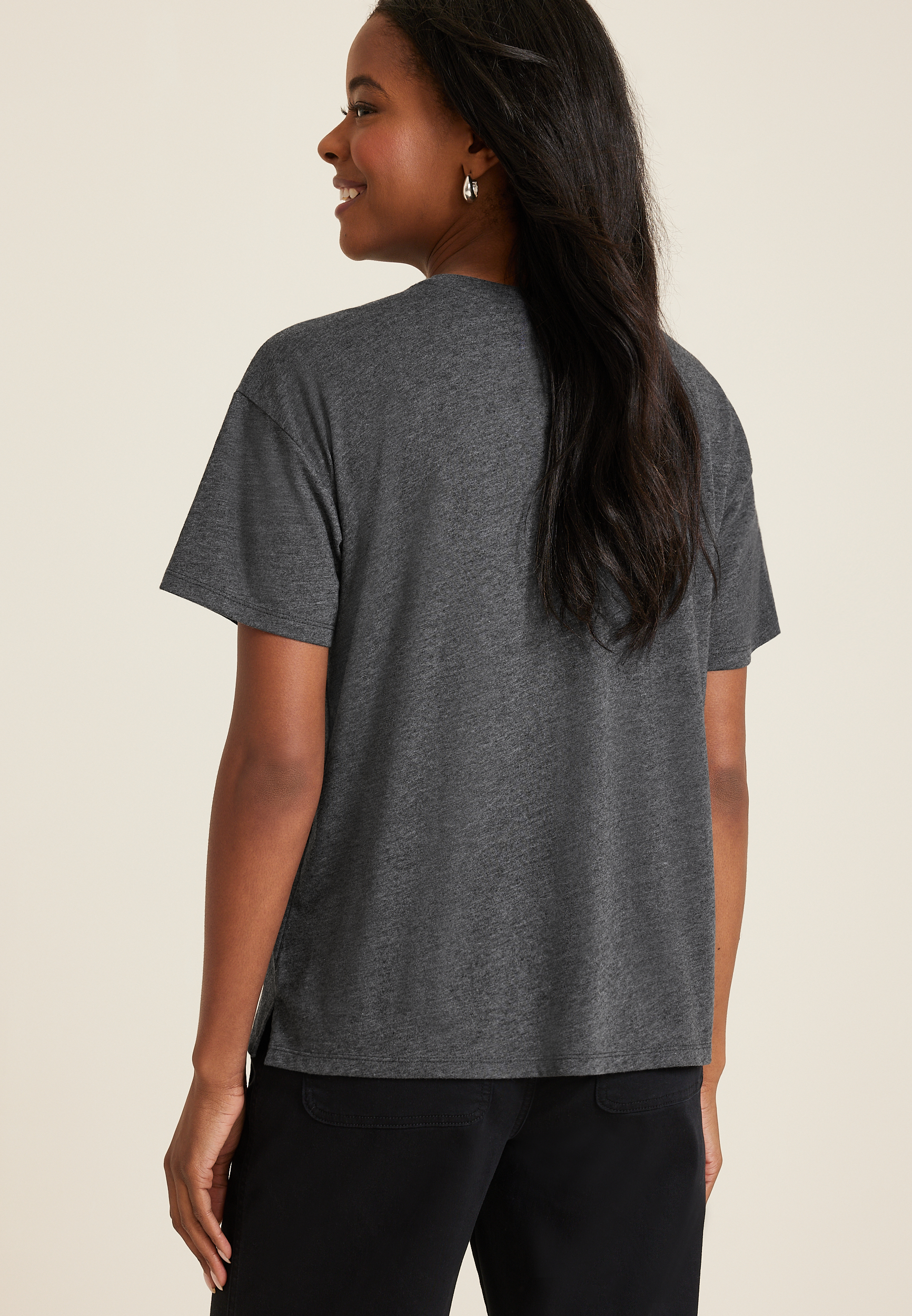 Day Drinking Club Relaxed Fit Graphic Tee, BLACK, large