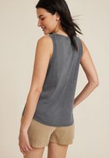 Campfires And Cocktails Classic Fit Graphic Tank, BLACK, small