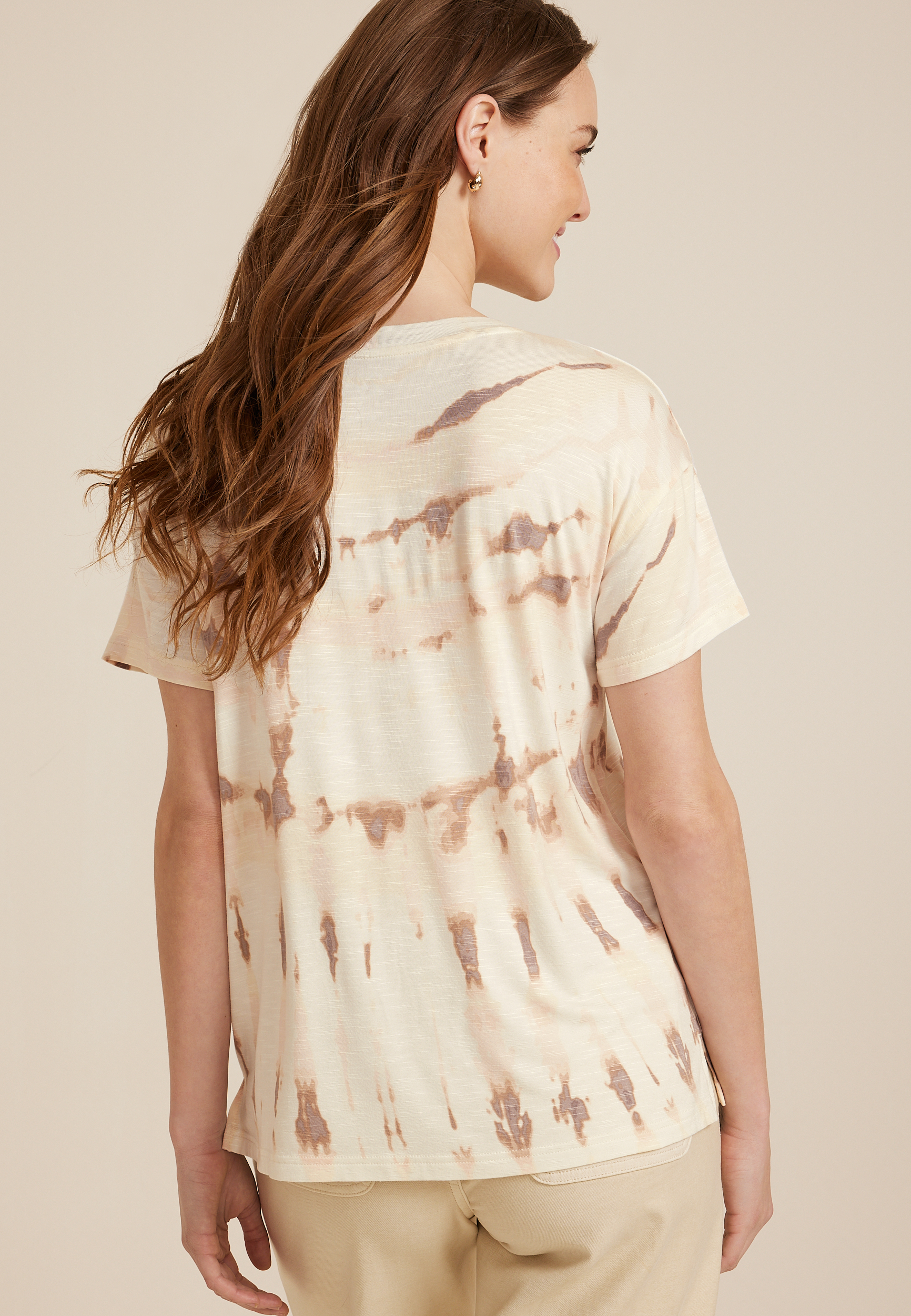 24/7 Dawson Tie Dye Crew Neck Tee, C1524, large