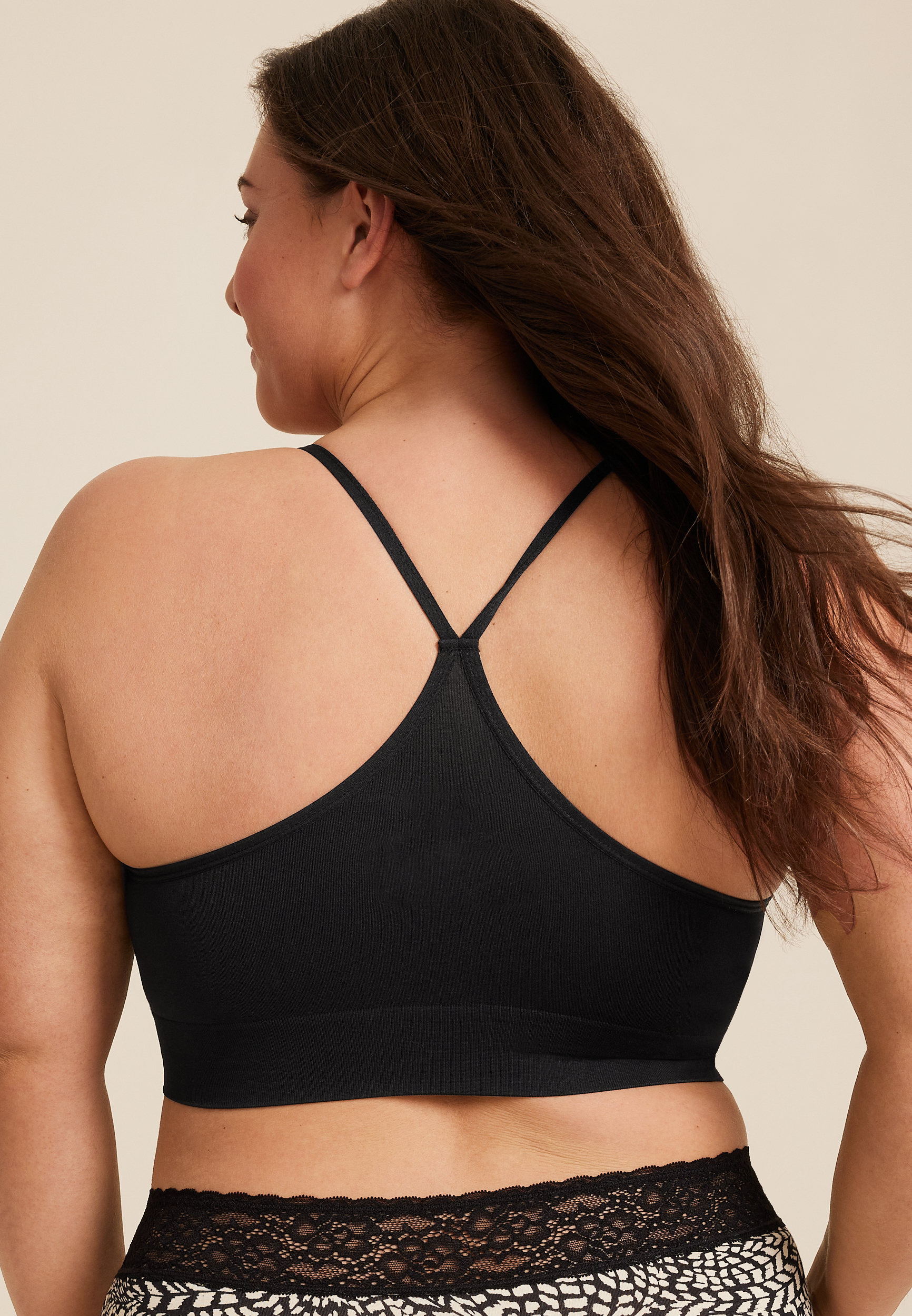 True Stretch Smooth Simple Strap Bralette