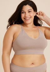 True Stretch Smooth Simple Strap Bralette, C4824, small