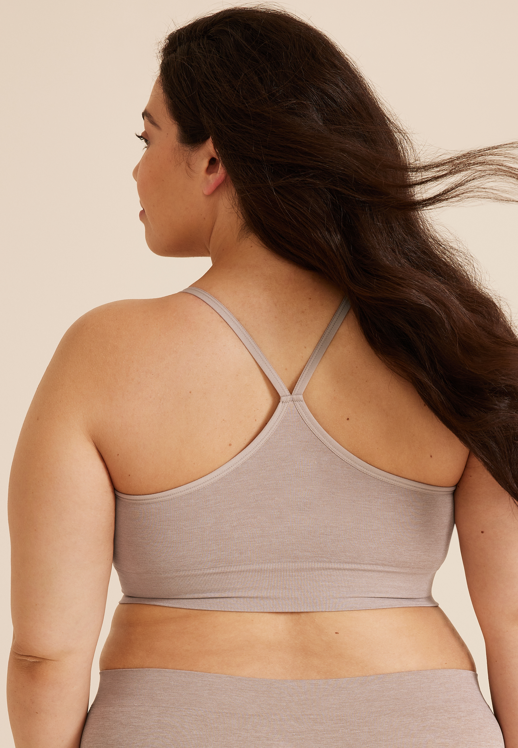 True Stretch Smooth Simple Strap Bralette, C4824, large
