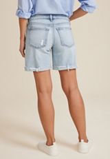 edgely&trade; Mid Rise 7in Relaxed Boyfriend Bermuda Short, C2806, small