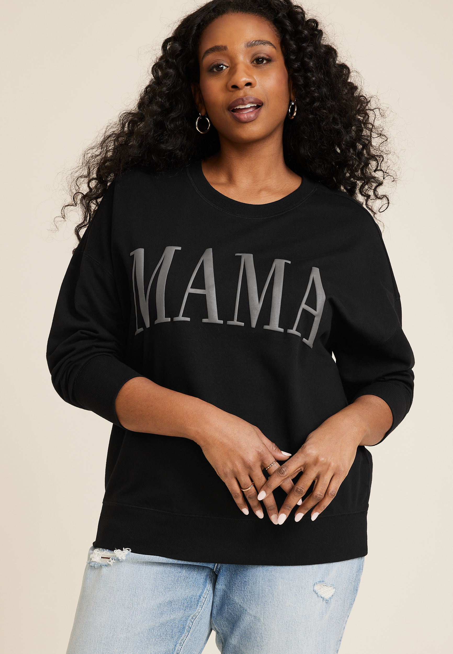 Sweatshirt Crewneck By Woman Within Size: L