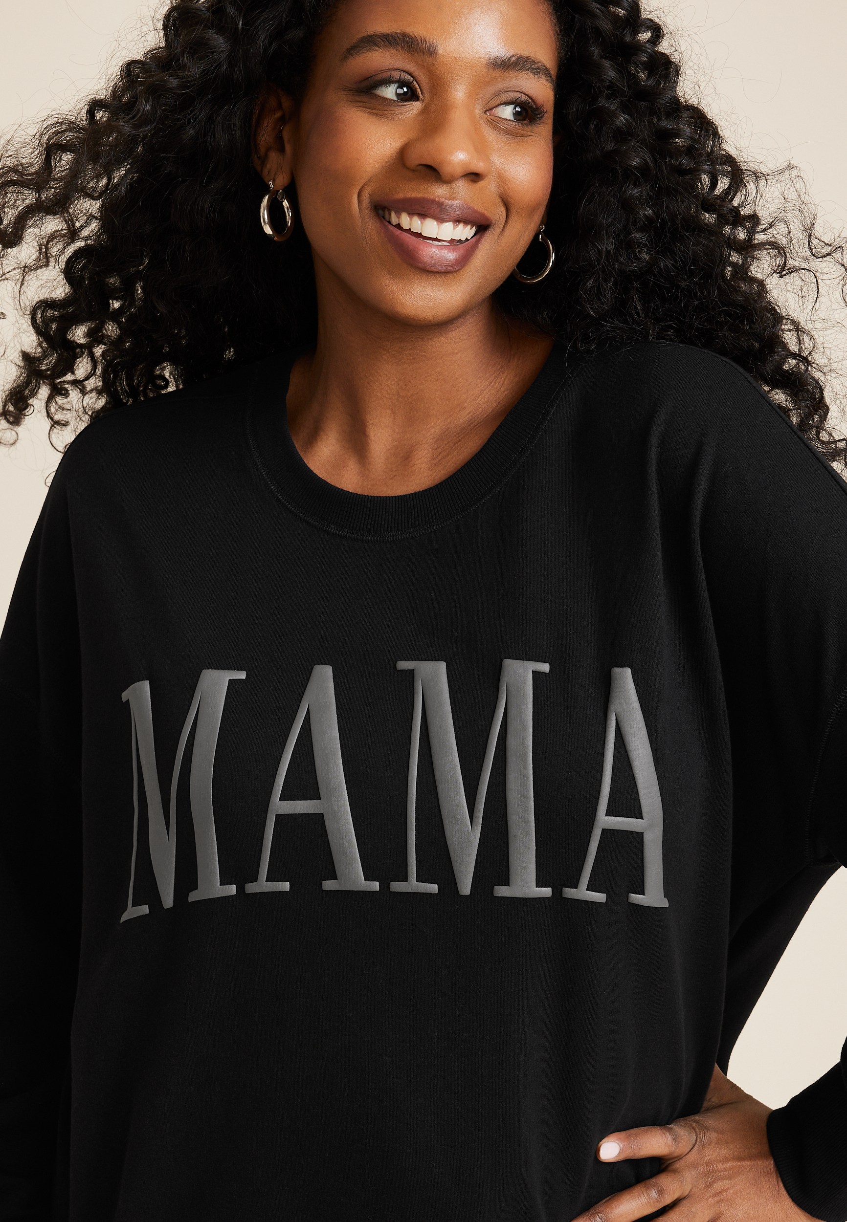 Plus Size Mama Sweatshirt, C106, large