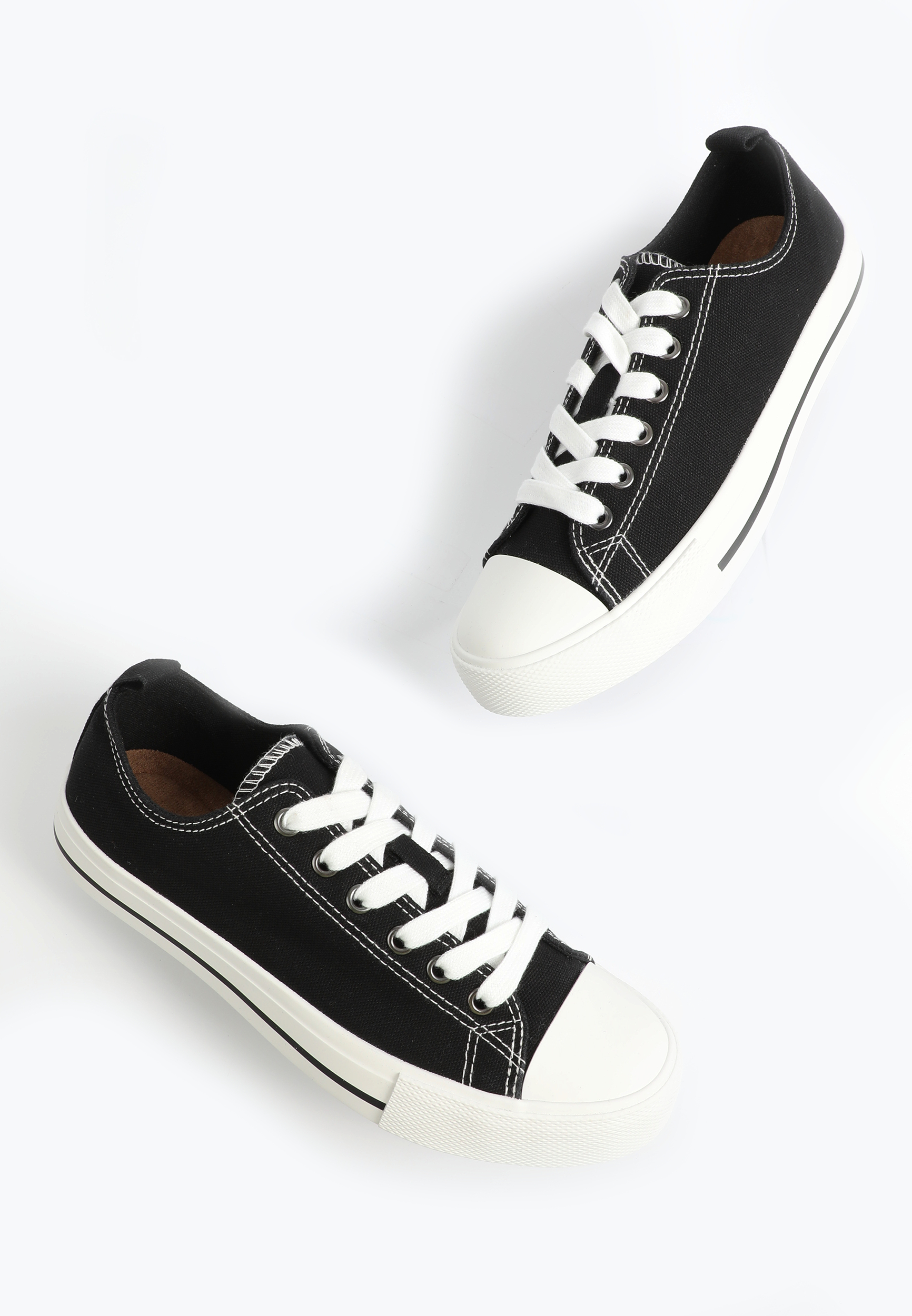 SuperCush Olivia Lace Up Sneaker, BLACK, large