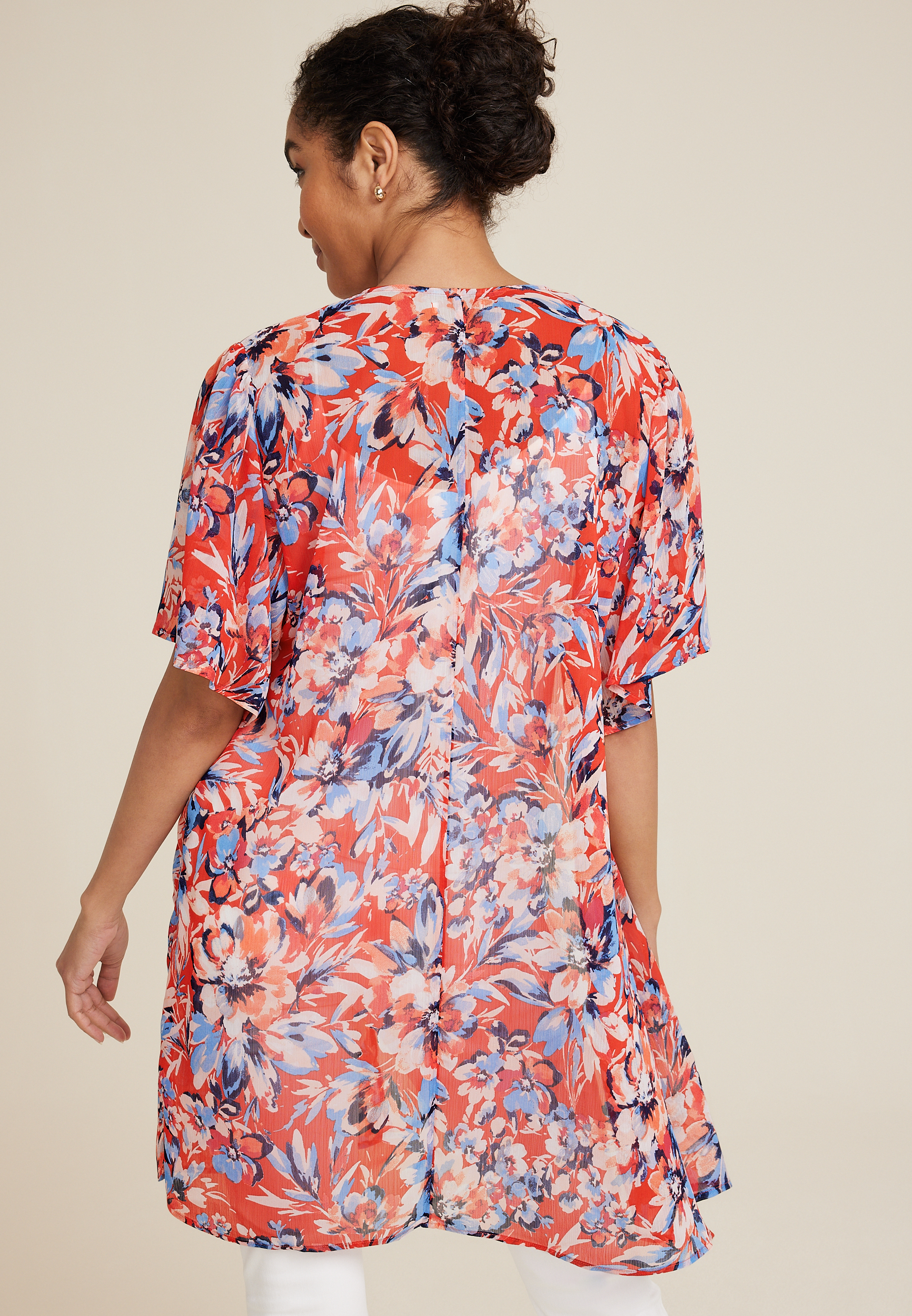 Americana Floral Kimono, C4926, large