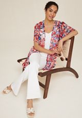Americana Floral Kimono, C4926, small