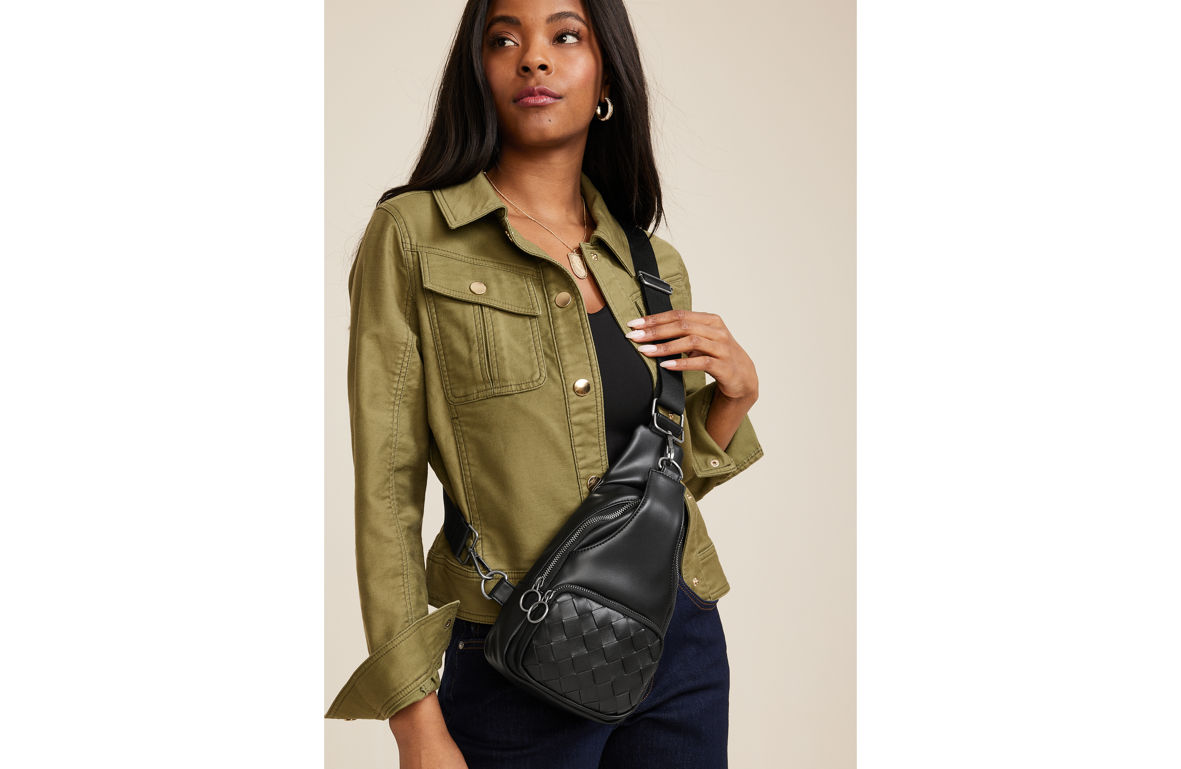 Woven Sling Bag