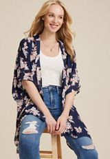 Blue Floral Kimono, C1919, small