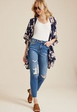 Blue Floral Kimono, C1919, small