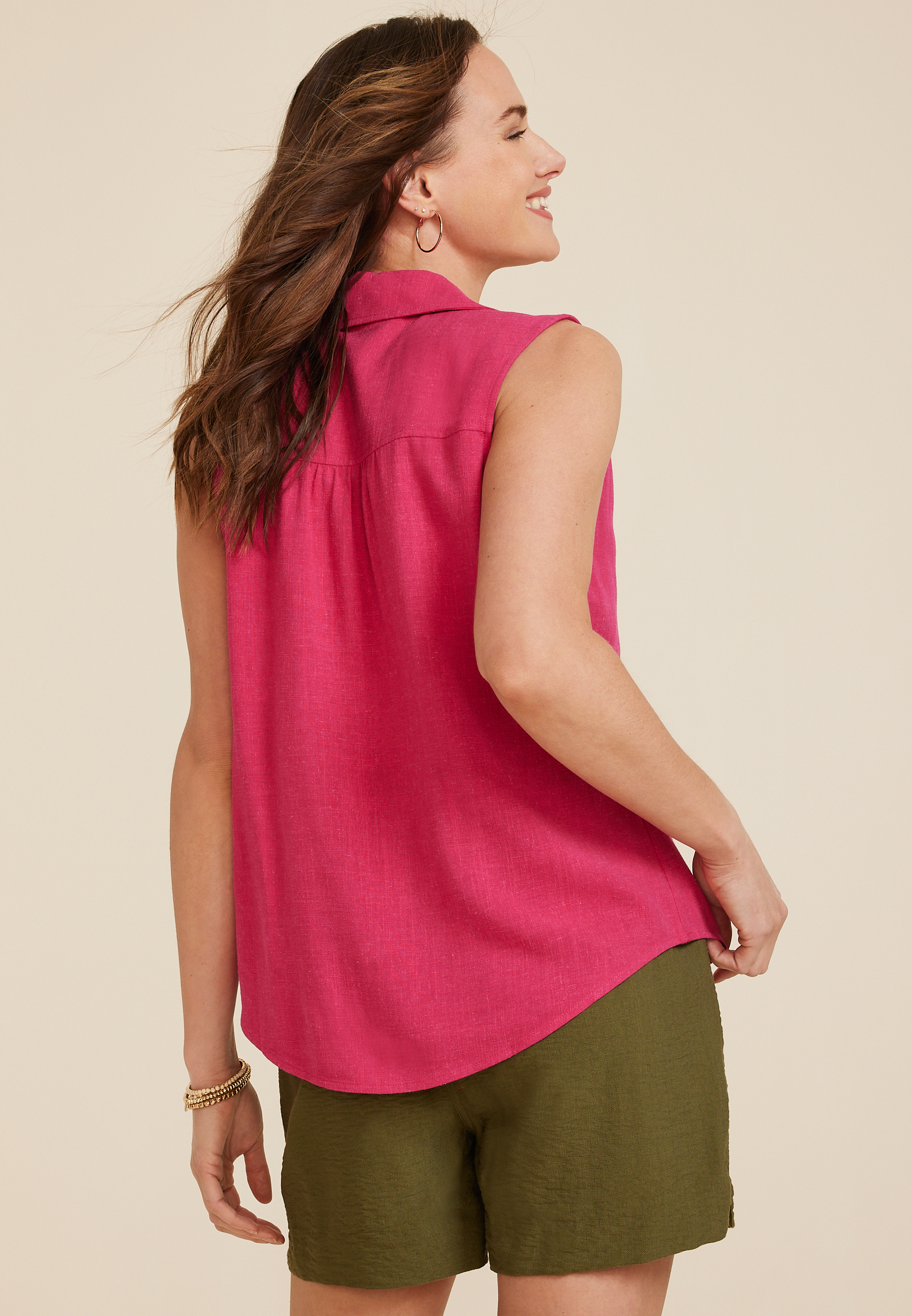Johnny Collar Tank Top, C9709, large