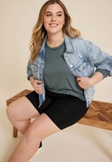 Plus Size 24/7 Clara Long Sleeve Tee, C1612, small