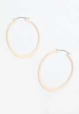 Color Coated Oblong Drop Earrings, C596, small
