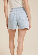 m jeans by maurices&trade; Curvy Striped Sculptress High Rise A Line 3.5in Short, C2806, small