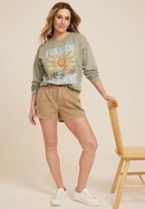 Follow The Sunshine Relaxed Fit Sweatshirt, C2199, small