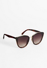Twisted Temple Cateye Sunglasses