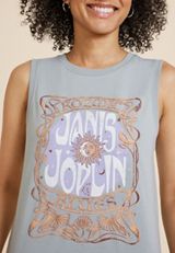 Janis Joplin Classic Fit Graphic Tank, C4724, small