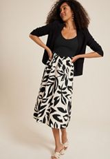 Drop Waist Mix Media Midi Dress, C1756, small