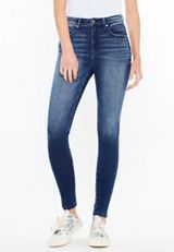 KanCan&trade; Curvy High Rise Dark Skinny Jean, , small