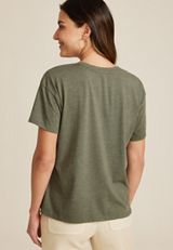 Girl Power Relaxed Fit Graphic Tee, ULTIMATE OLIVE, small