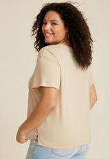 Plus Size Lets Get Rowdy Relaxed Fit Graphic Tee, C121, small