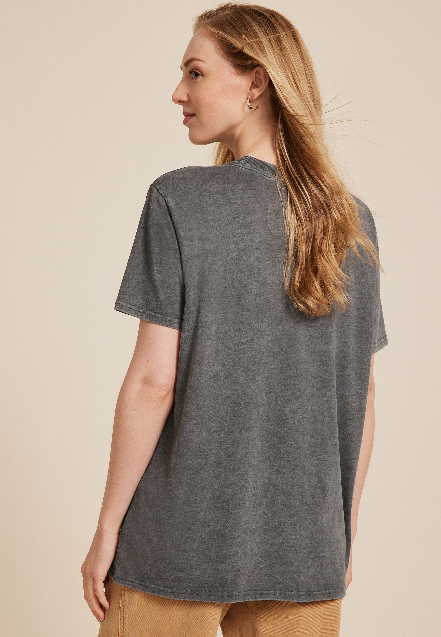 Whiskey Always A Good Idea Oversized Fit Graphic Tee, C829, large