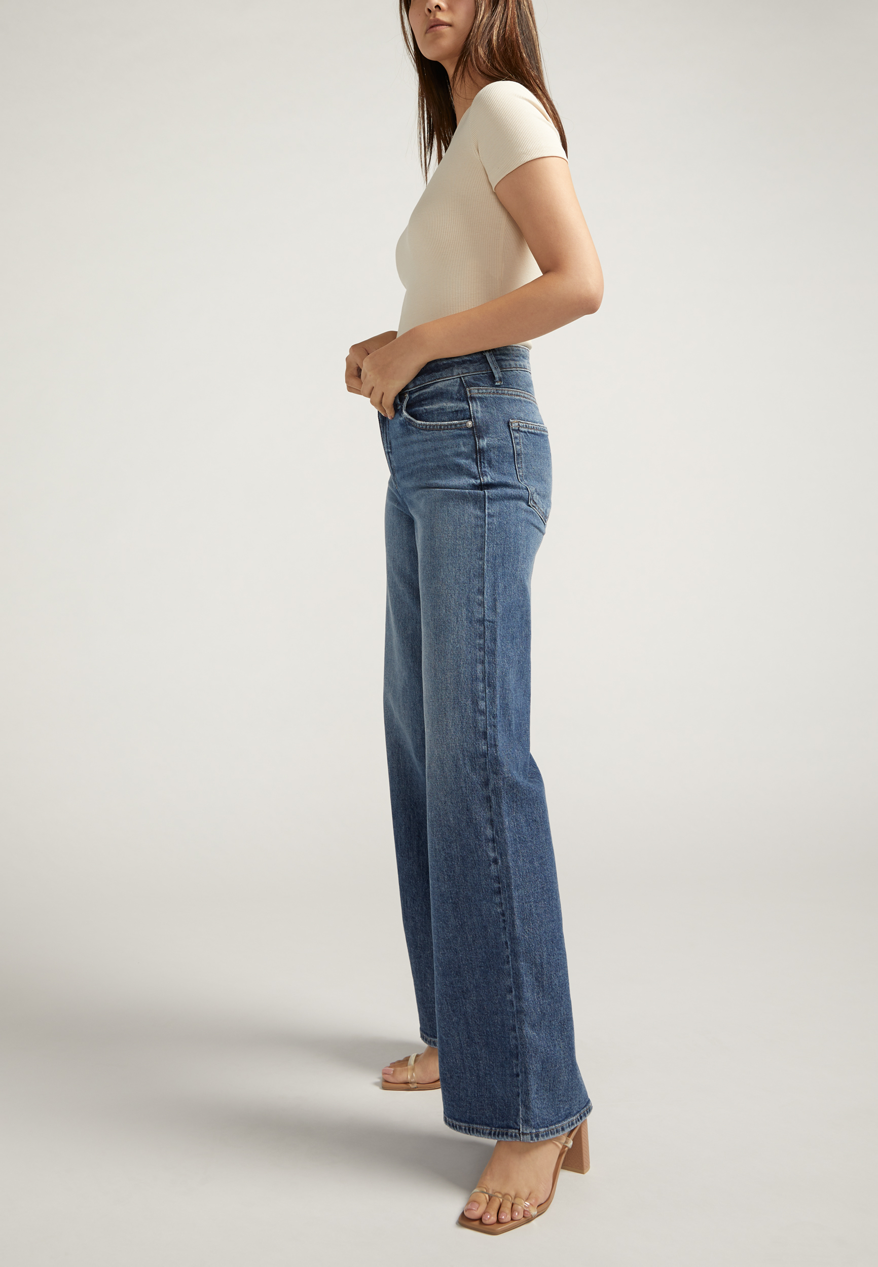 Silver Jeans Co.&reg; Isbister High Rise Wide Leg Jean, C3337, large