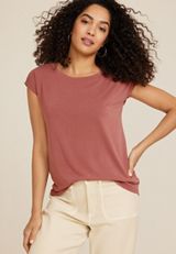 24/7 Fairhaven Boat Neck Sandwash Tee, C9347, small