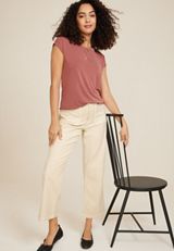24/7 Fairhaven Boat Neck Sandwash Tee, C9347, small