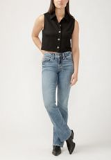 Silver Jeans Co.&reg; Suki Curvy Mid Rise Slim Boot Jean, MEDIUM SANDBLAST, small