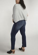 Plus Size Silver Jeans Co.&reg; Avery Curvy High Rise Luxe Stretch Straight Jean, C258, small
