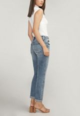 Silver Jeans Co.&reg; Mid Rise Luxe Stretch Boyfriend Slim Leg Jean, C3337, small