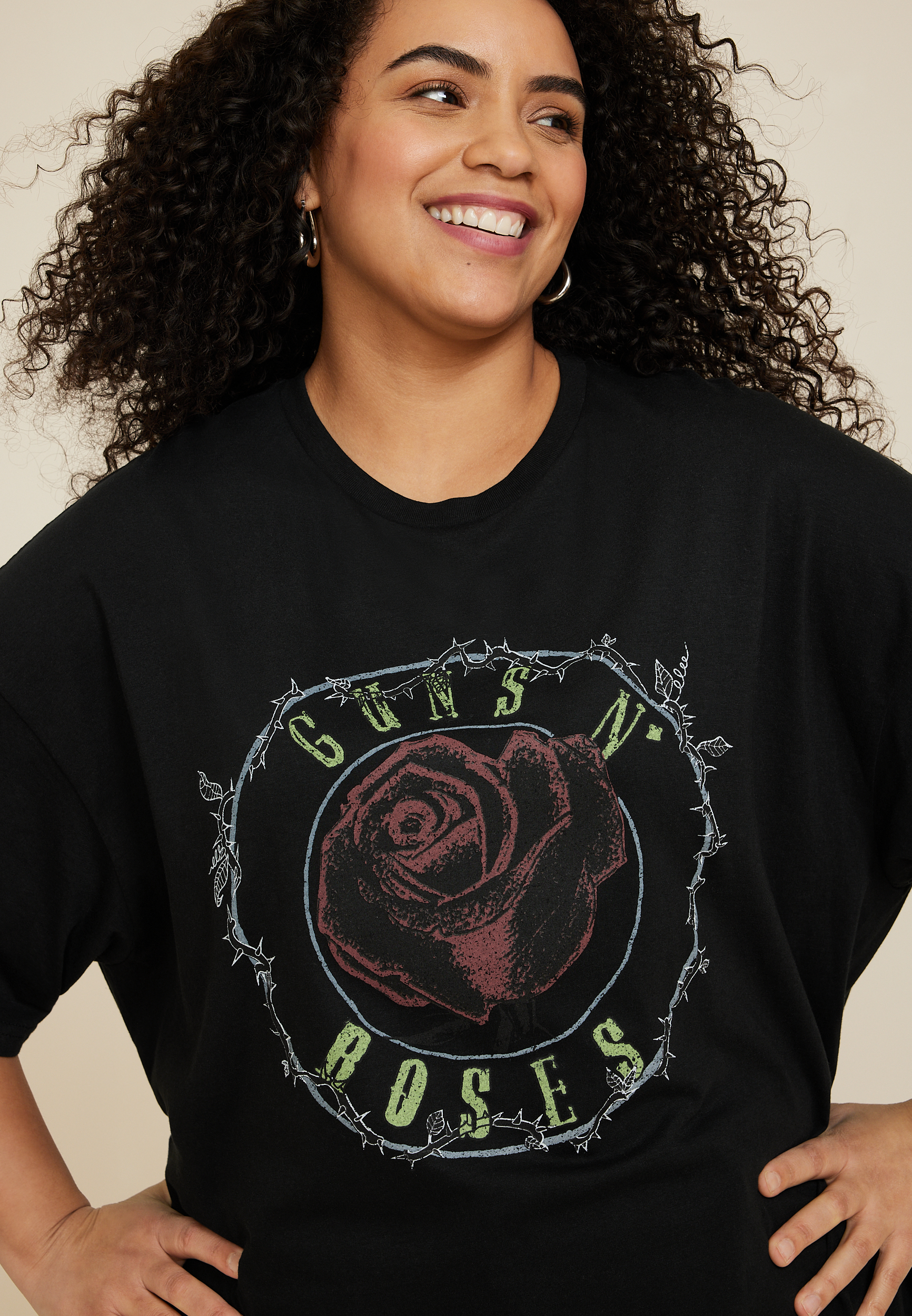 Black Plus Size Tees