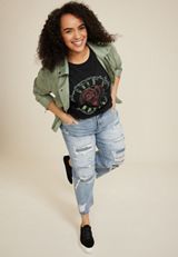 Plus Size Guns N Roses Vintage Graphic Tee, C106, small