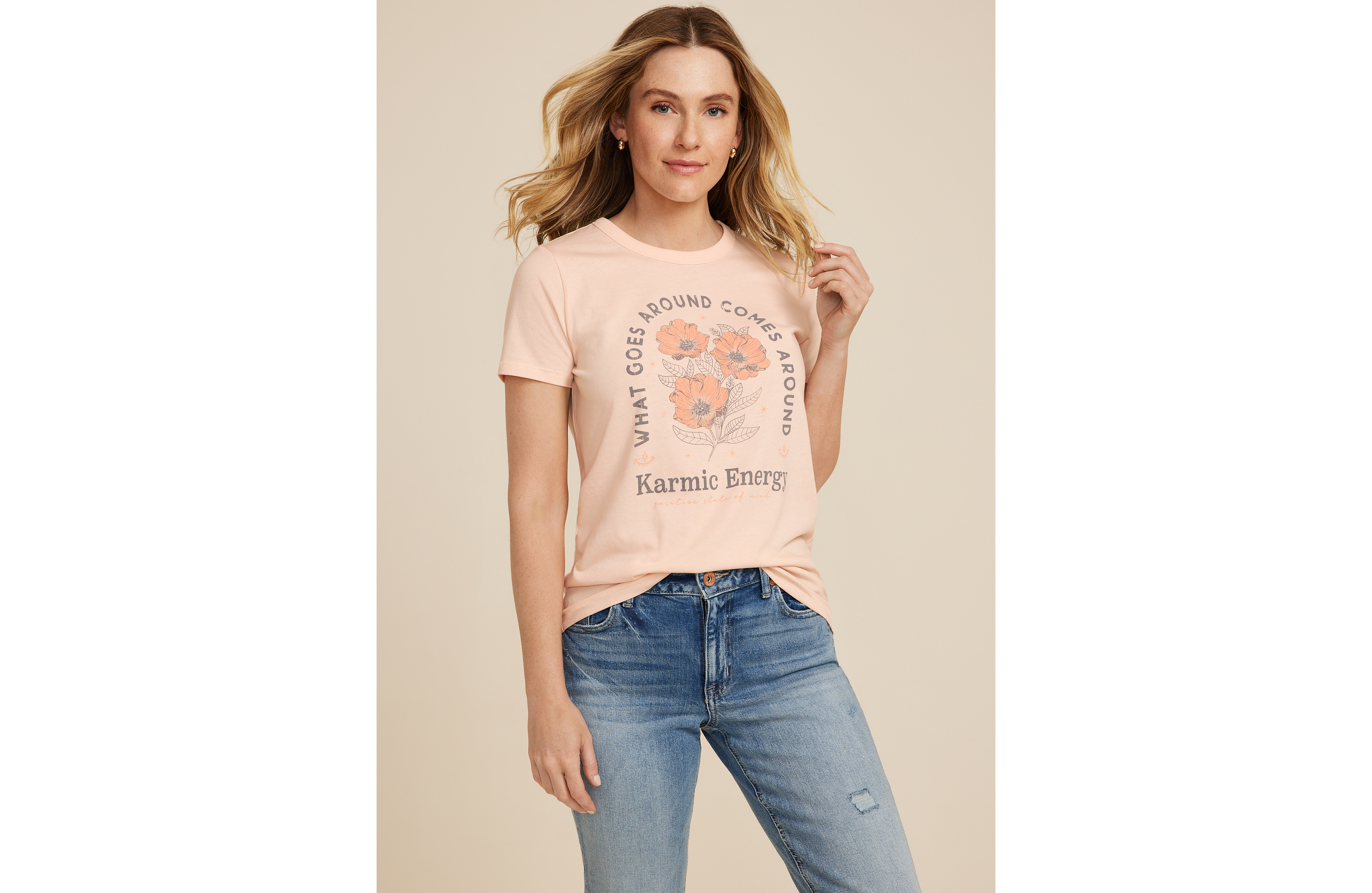 Karmic Energy Classic Fit Graphic Tee
